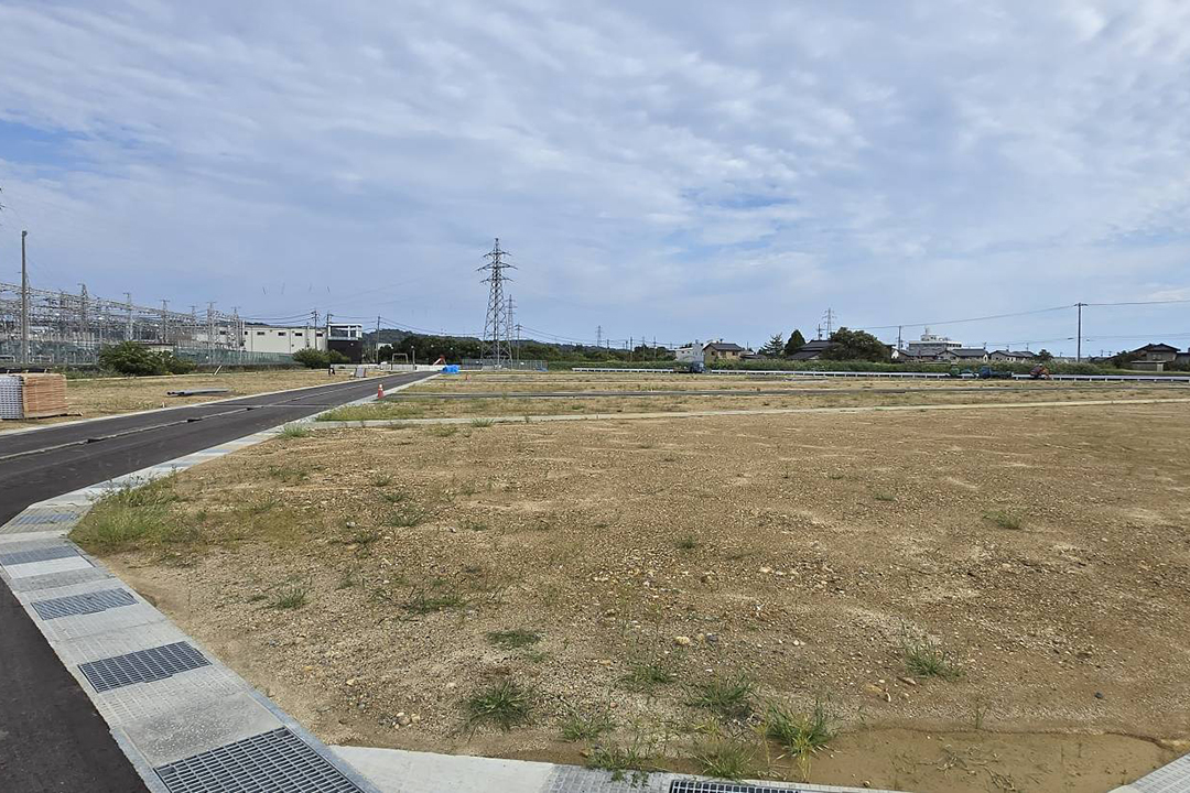 分譲地全体を撮影した写真