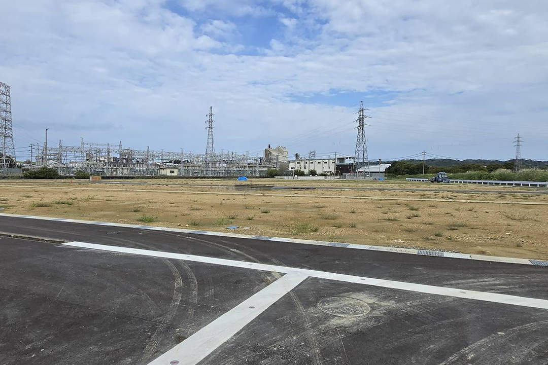 分譲地全体を撮影した写真