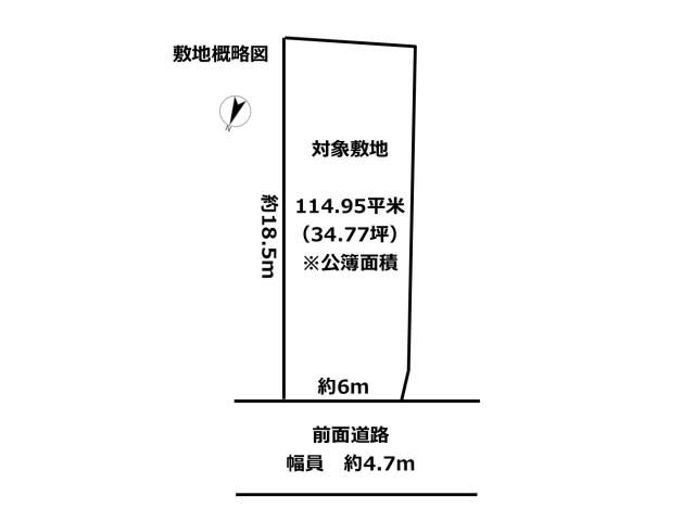 地形図等敷地概略図
