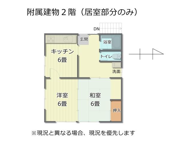 【その他】附属建物2階の居室部分